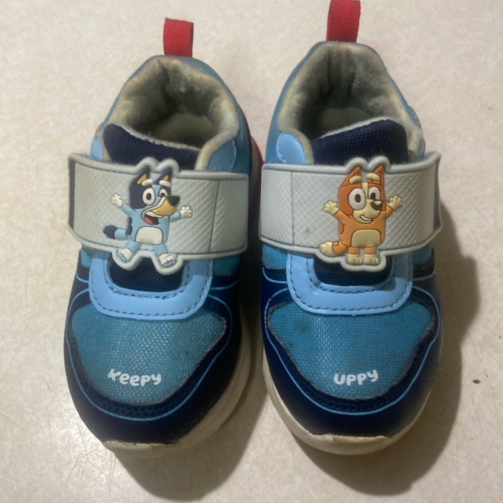Bluey toddler boys light up shoes